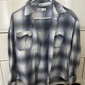 Hollister Boyfriend Fit Plaid Jacket Size Small